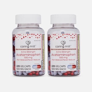 Caring Mill™ Extra Strength Acetaminophen Rapid Release Gels, 225 ct. (2-Pack)