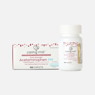Caring Mill™ Extra Strength Acetaminophen PM Caplets, 100 ct., , large