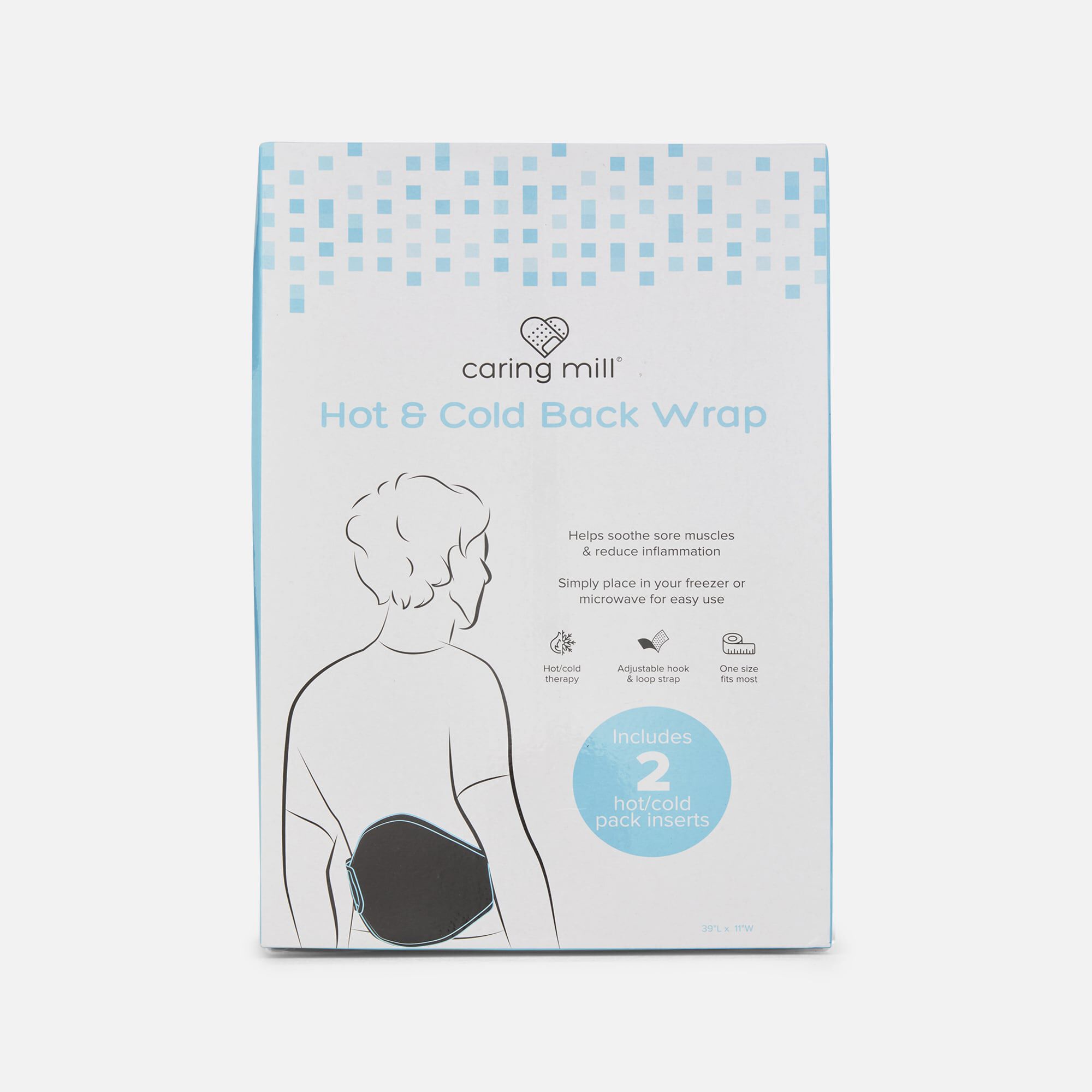 Caring Mill™ Hot & Cold Back Wrap, , large