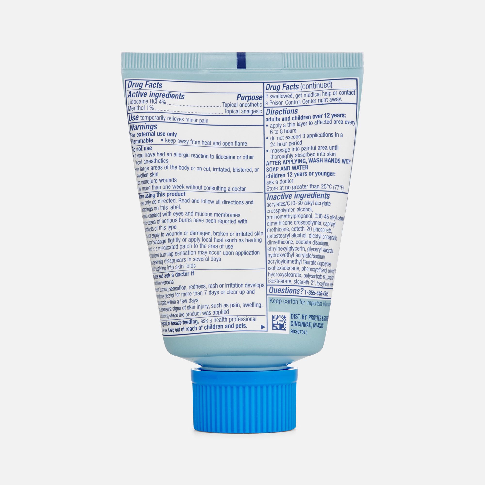 Nervive Pain Relieving Cream,  3.0 oz., , large