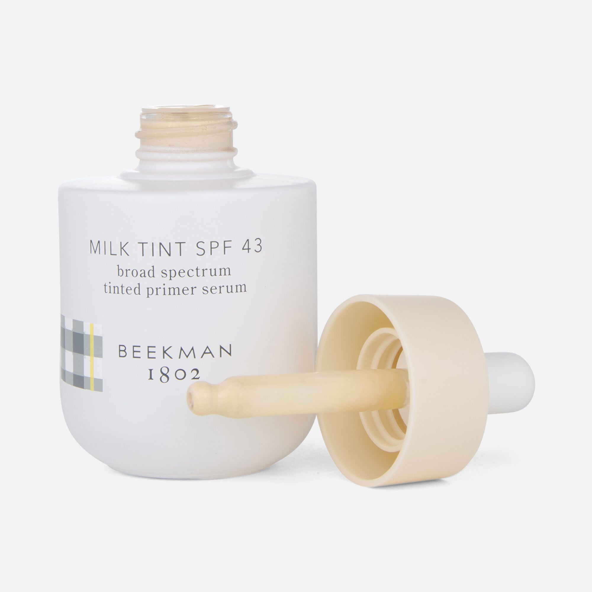 Beekman 1802 Milk Tint SPF43 Broad Spectrum Tinted Primer Serum, Fair, 1 fl oz., , large