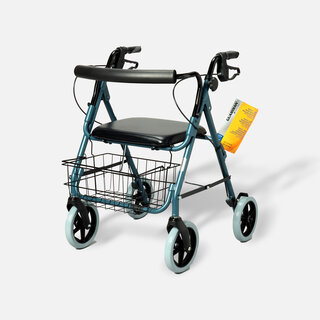 Guardian Envoy 480 Delux Rolling Walker - Blue