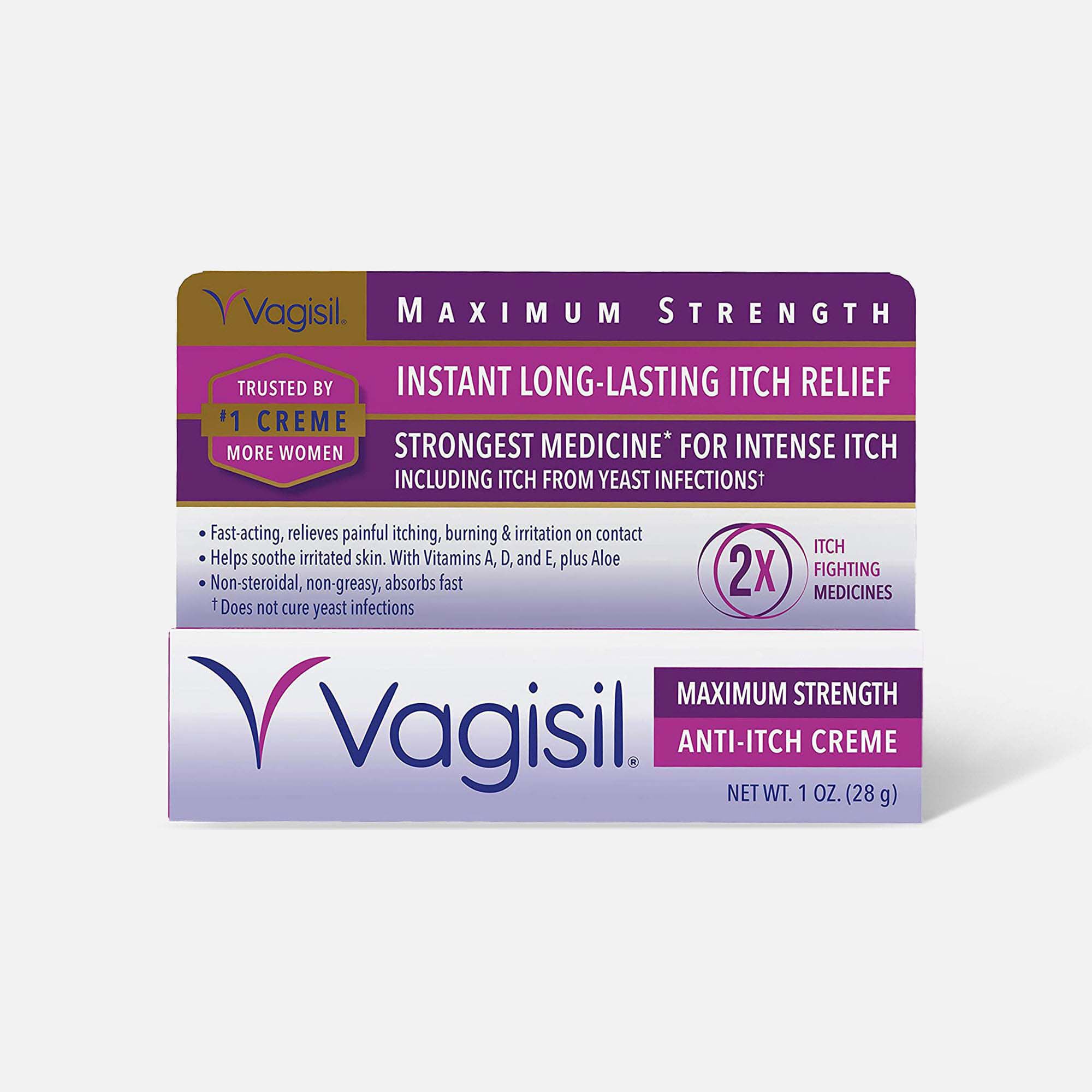 Vagisil Maximum Strength Anti-Itch Creme, 1 oz., , large