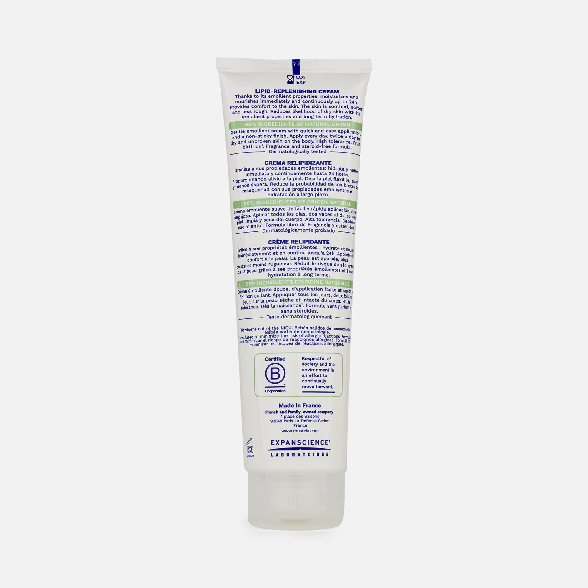 Mustela Stelatopia+ Lipid-Replenishing Cream, , large
