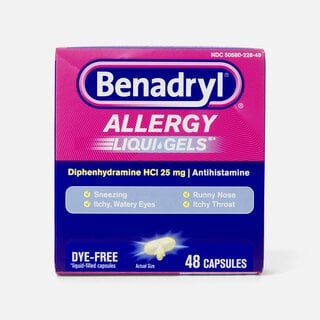 Benadryl Allergy Relief Liqui-Gels, 48 ct.
