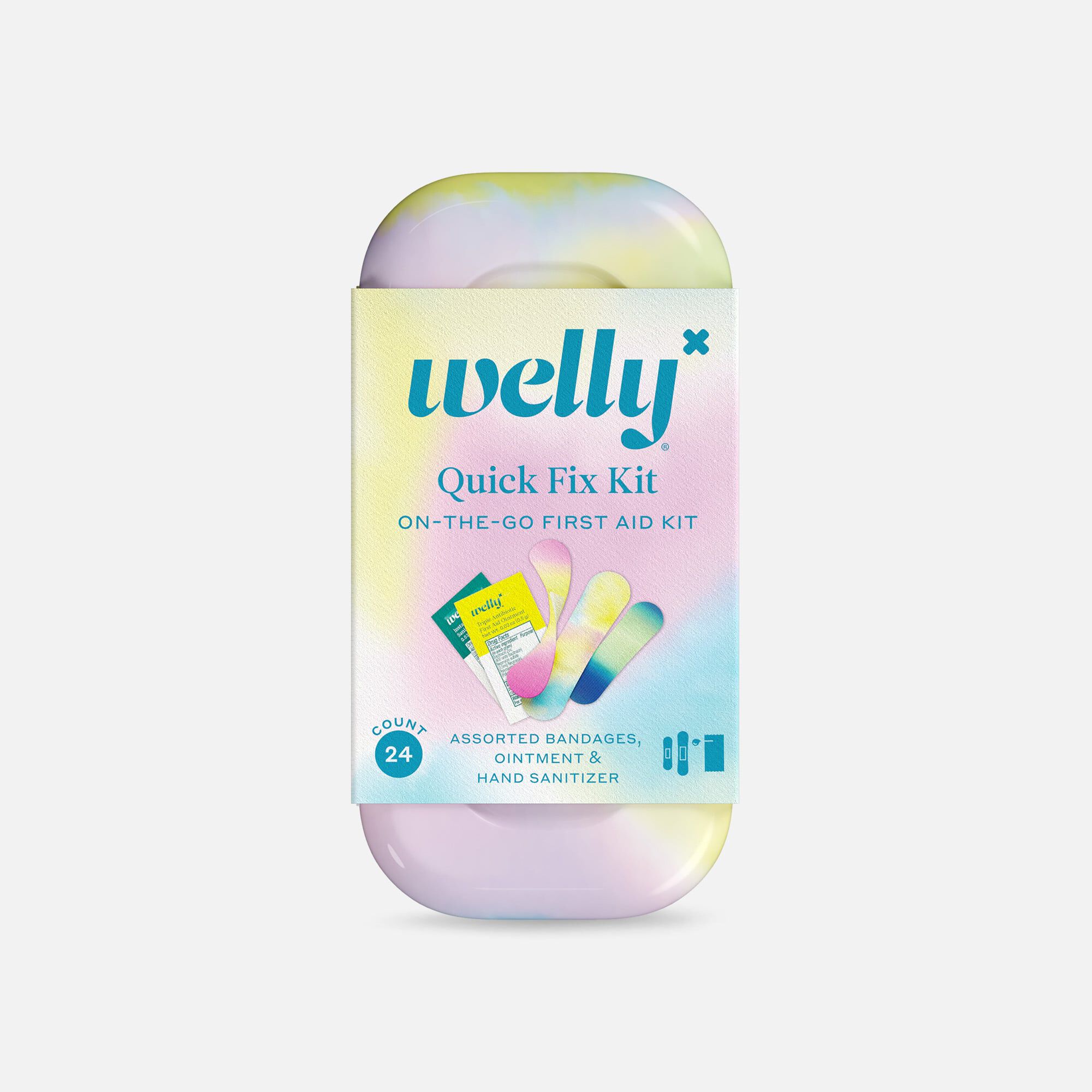 Welly Colorwash Quick Fix Kit First Aid Travel Kit - 24 ct., , large