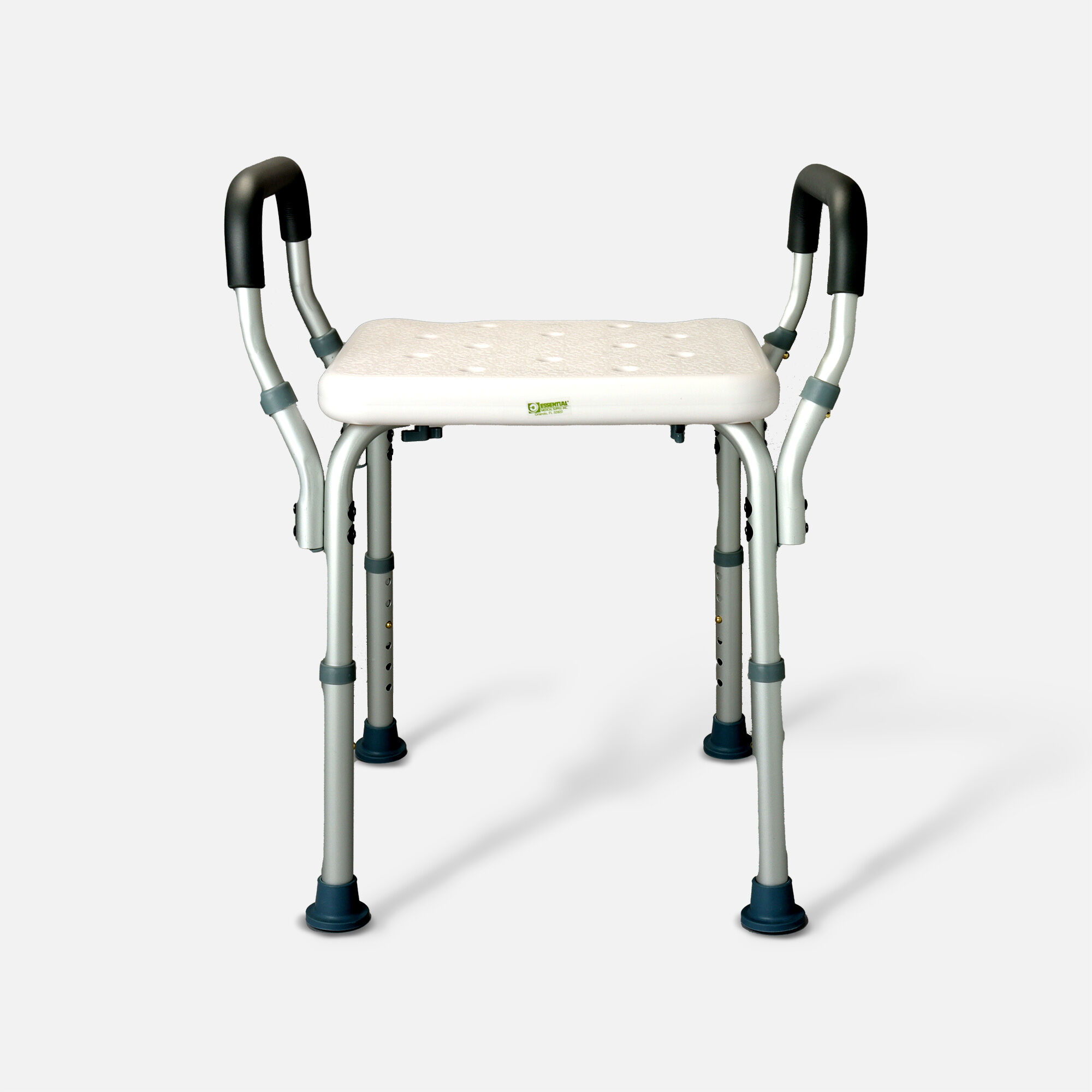 Essential Medical Deluxe Molded Shower Bench with Arms, , large