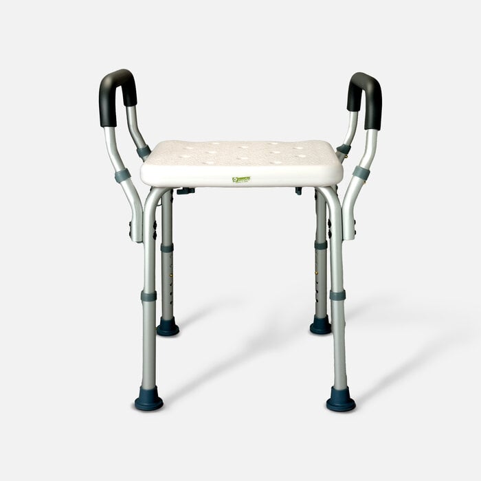 Essential Medical Deluxe Molded Shower Bench with Arms, , large