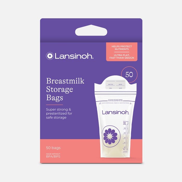 Lansinoh Breastmilk Storage Bags, 50 ct., , large