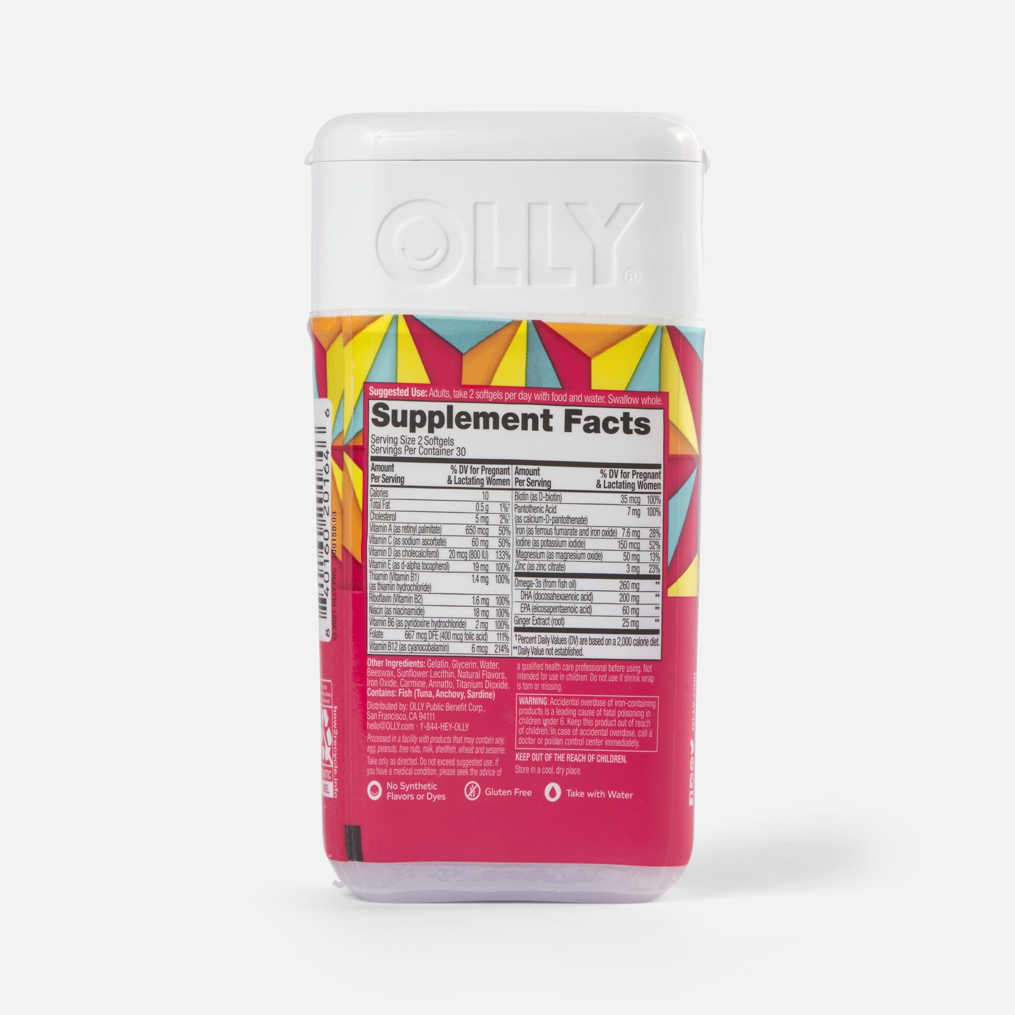 OLLY Ultra Strength Prenatal Multivitamin Softgels, 60 ct., , large