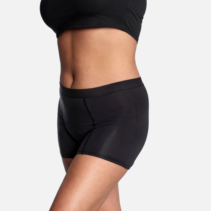 Thinkx Store Thinx Overnight Boyshort Period Underwear, Black, M by Thinx | HSA Store