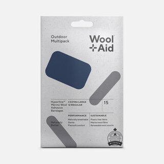 WoolAid Merino Wool Adhesive Bandages, Outdoor Multipack, 15 ct., , large