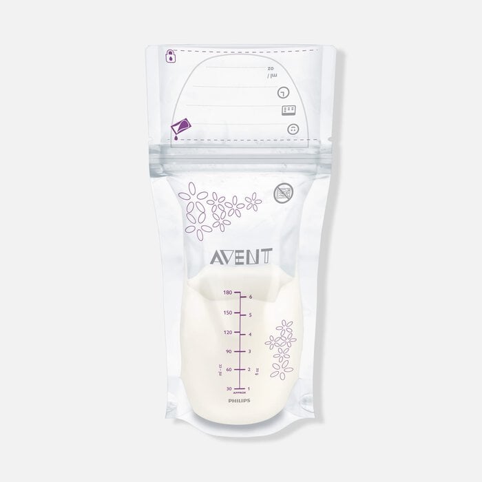 Philips Avent Breast Milk Storage Bags, 6 fl. oz., 50 ct., , large