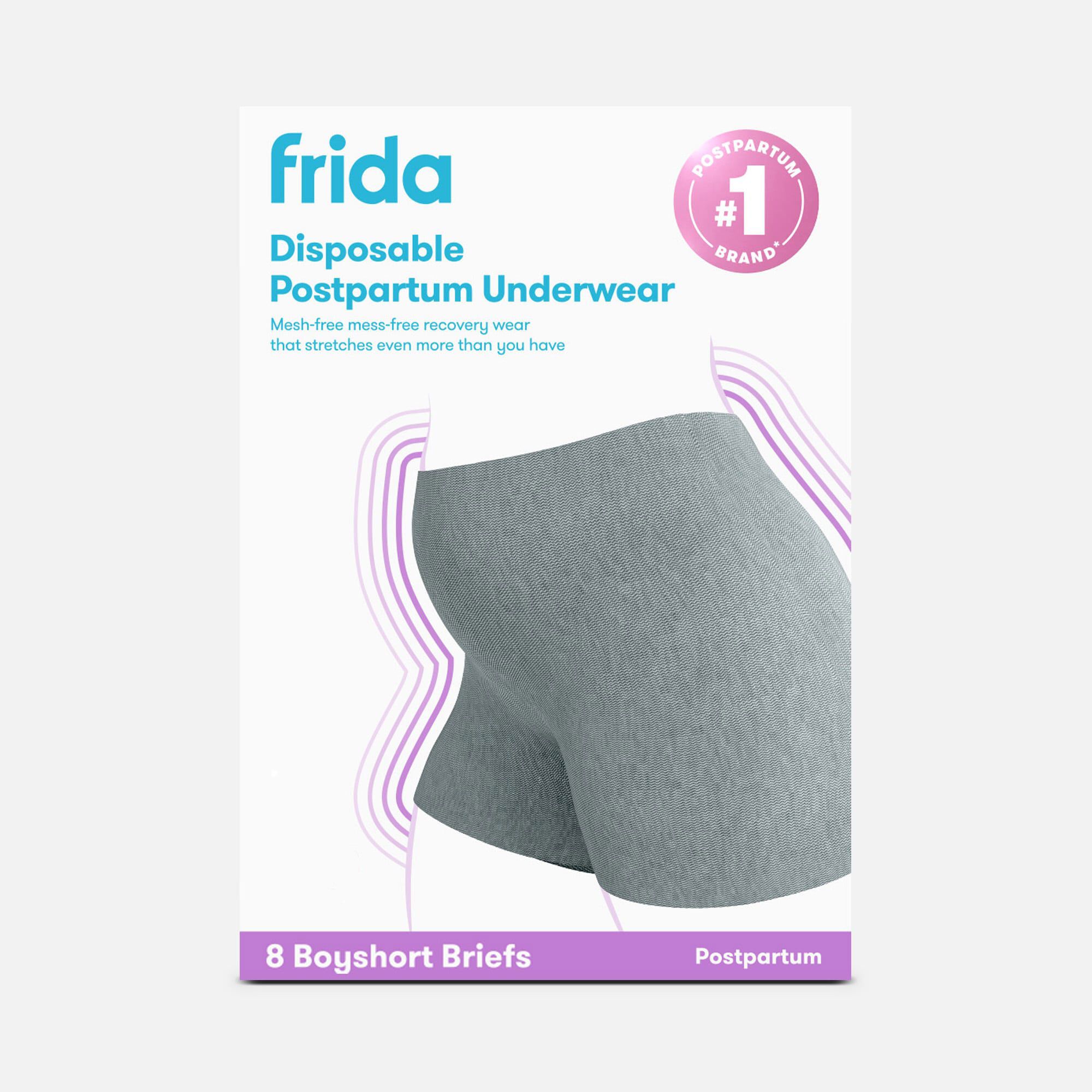 Frida Mom Boyshort Disposable Postpartum Underwear (Size Regular)