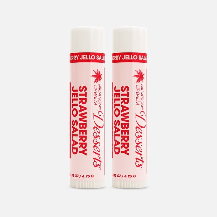 Vacation Strawberry Jello Salad Lip Balm Sunscreen, SPF 30, 0.15 oz. (2-Pack), , large