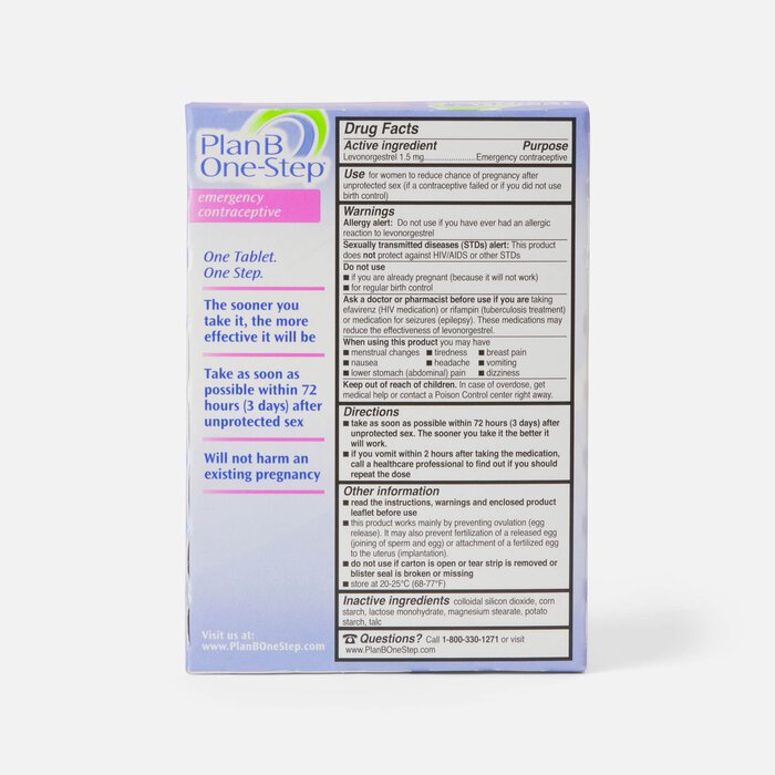 Plan B One-Step (2-Pack), , large