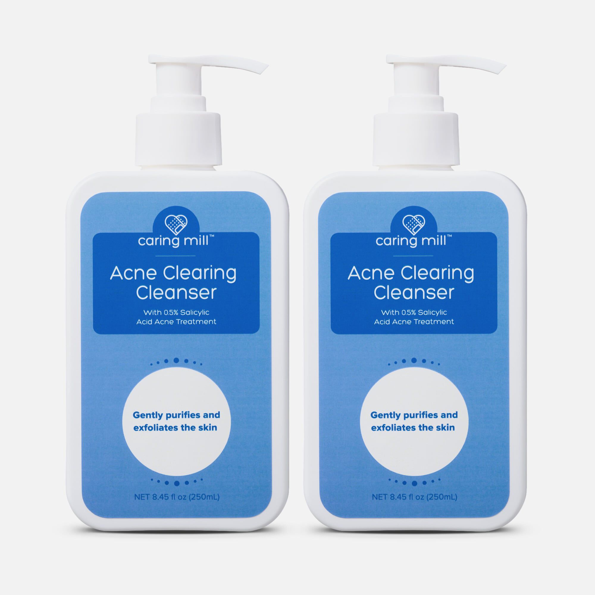 Caring Mill™ Acne Clearing Cleanser with Salicylic Acid, 8 fl oz. (2-Pack), , large