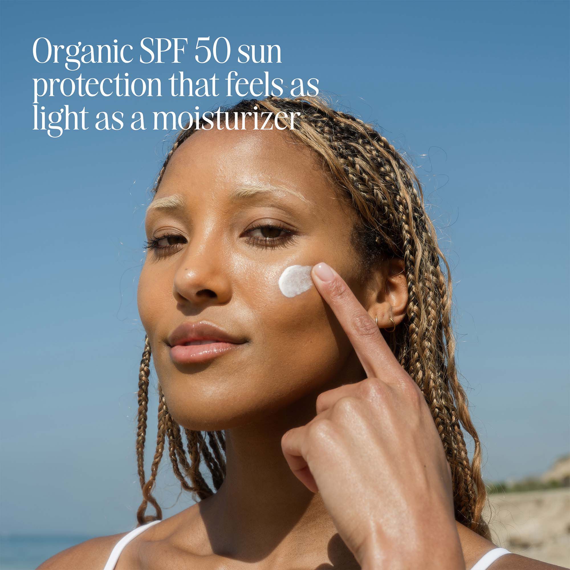 COOLA Classic Face Organic Sunscreen Lotion SPF 50, Fragrance-Free, 1.7 oz., , large