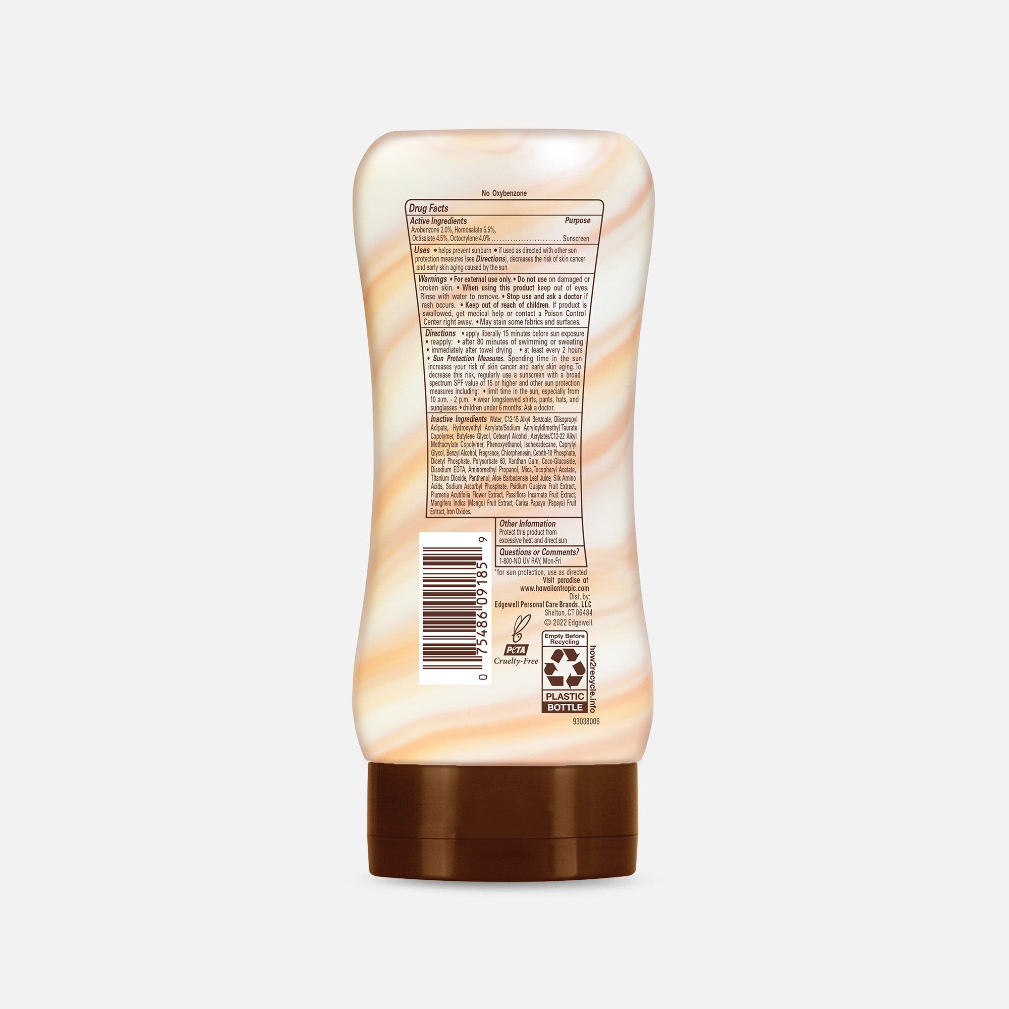 Hawaiian Tropic Silk Hydration Weightless Lotion Sunscreen SPF 30, 6 oz., , large