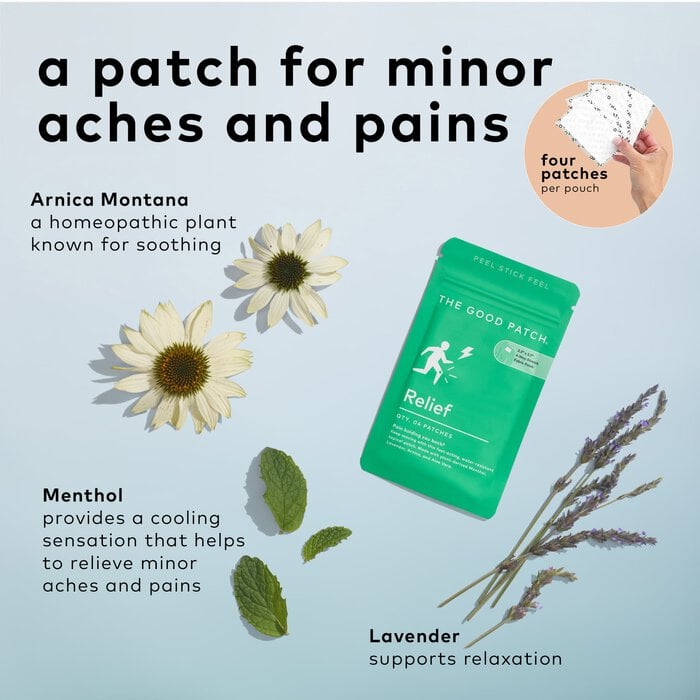 The Good Patch® Relief - Pain Relieving Wellness Patch, 4 ct., , large