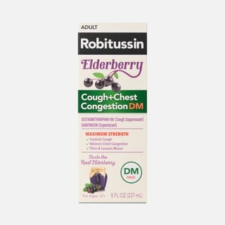 Robitussin® Maximum Strength Elderberry Cough + Chest Congestion DM, 8 fl. oz.