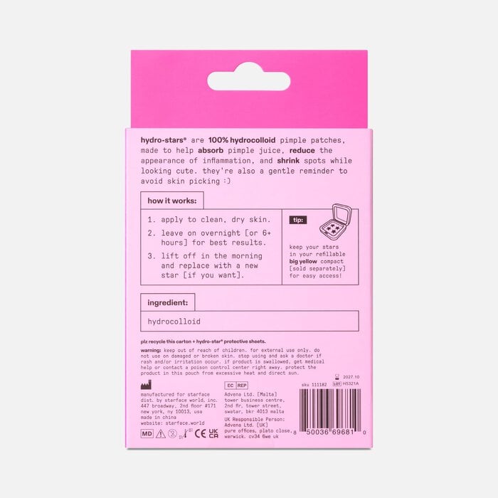 Starface Hydro-Star® Pink Pimple Patches, 32 ct., , large