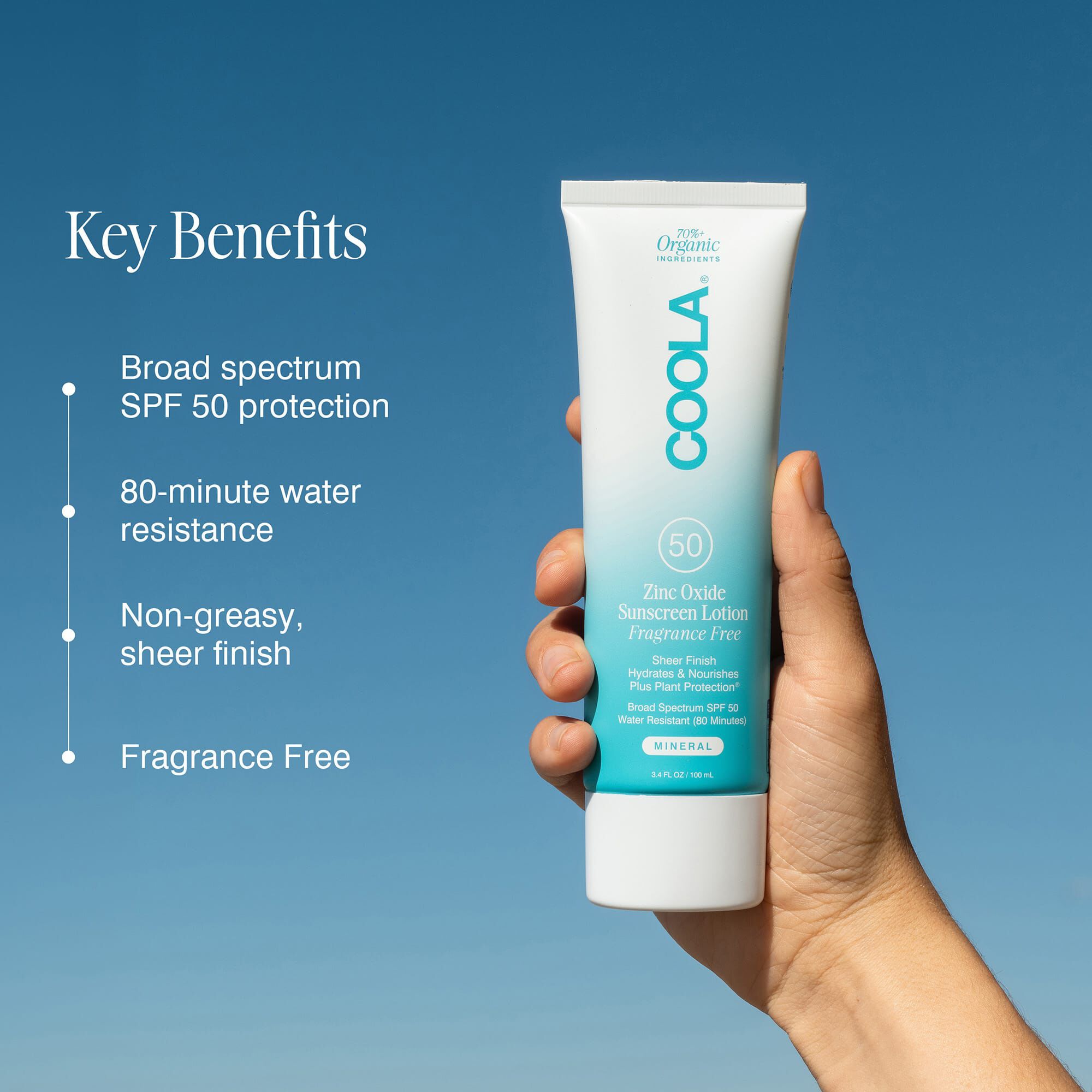 COOLA® Mineral Body Organic Sunscreen Lotion, , large