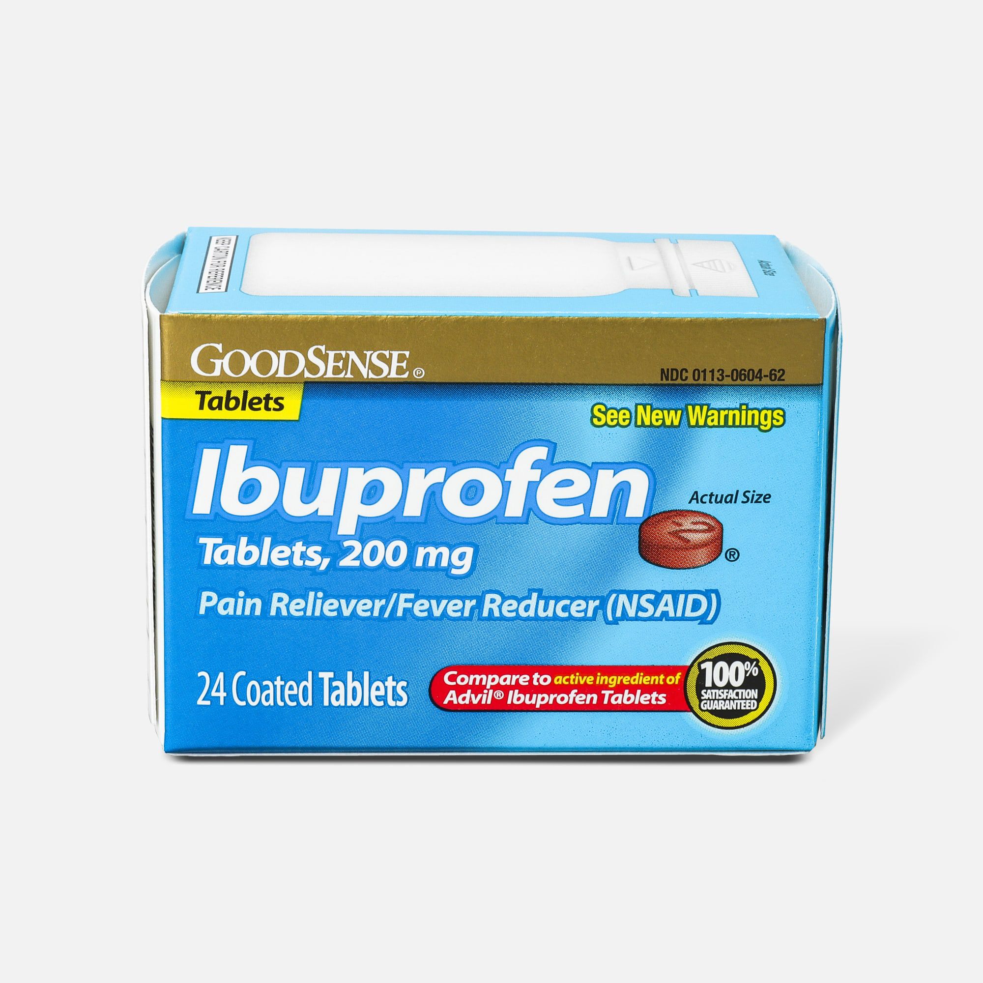 GoodSense® Ibuprofen Coated Tablets 200 mg, Pain Reliever & Fever Reducer, , large