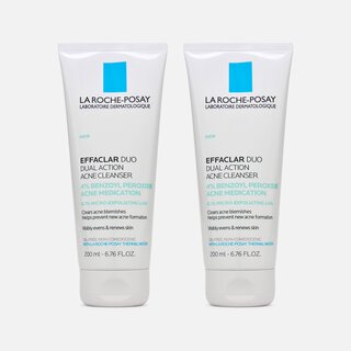 La Roche-Posay Effaclar Duo Acne Face Wash with Benzoyl Peroxide, 6.7 fl oz. (2-Pack), , large