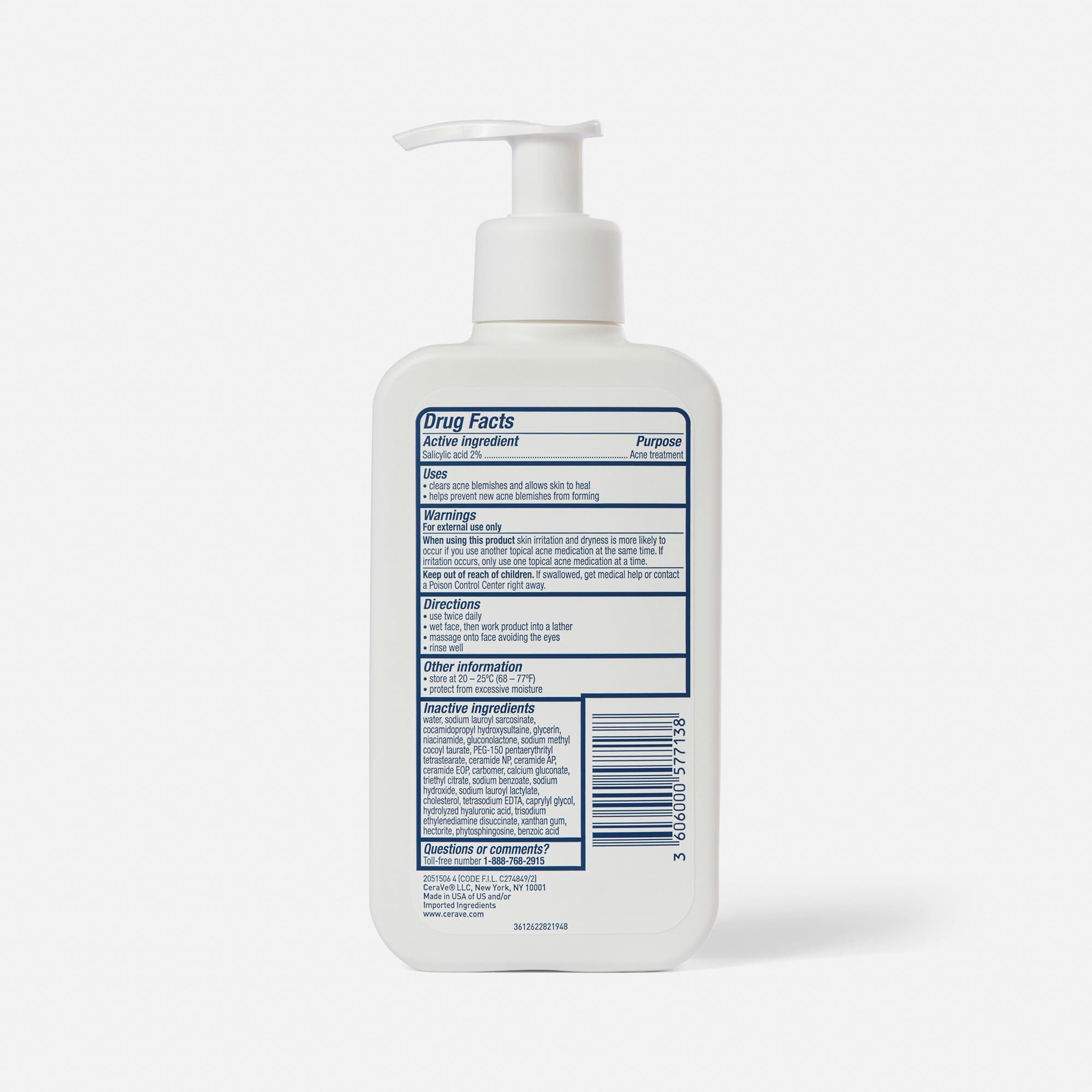 CeraVe Acne Control Cleanser, 8 oz., , large