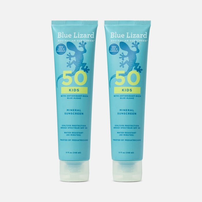 Blue Lizard Kids Mineral Sunscreen Lotion, SPF 50, 5 fl. oz. (2 pack), , large