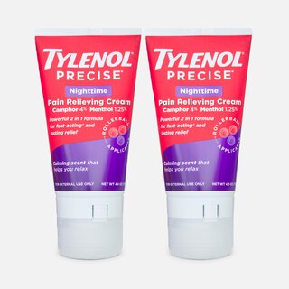 Tylenol Precise Nighttime Pain Relieving Cream, 4 oz. (2-Pack), , large