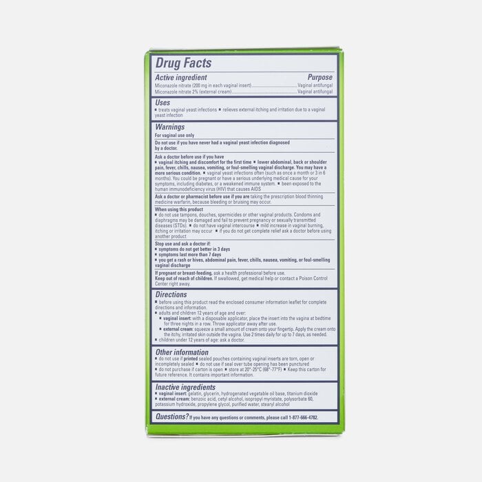 Monistat 3, Cure and Itch Relief, , large