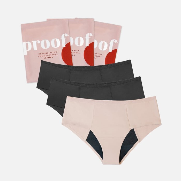 Proof Heavy Period Kit, Black/Sand, , large