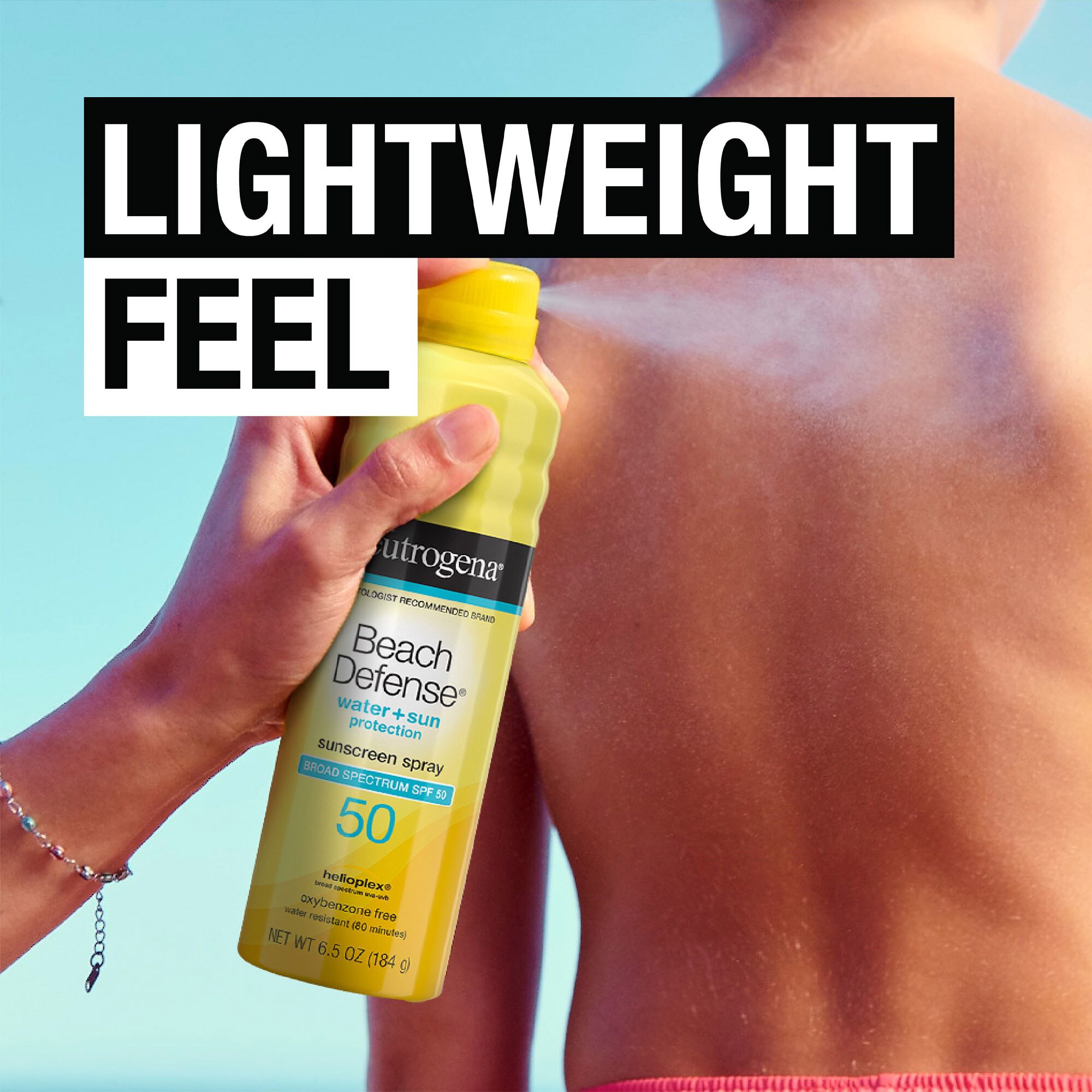 Neutrogena Beach Defense Water + Sun Sunscreen Spray,  6.5 oz., , large