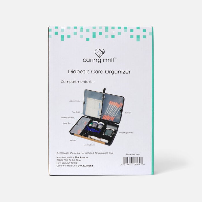 Caring Mill™ Diabetic Care Organizer, , large