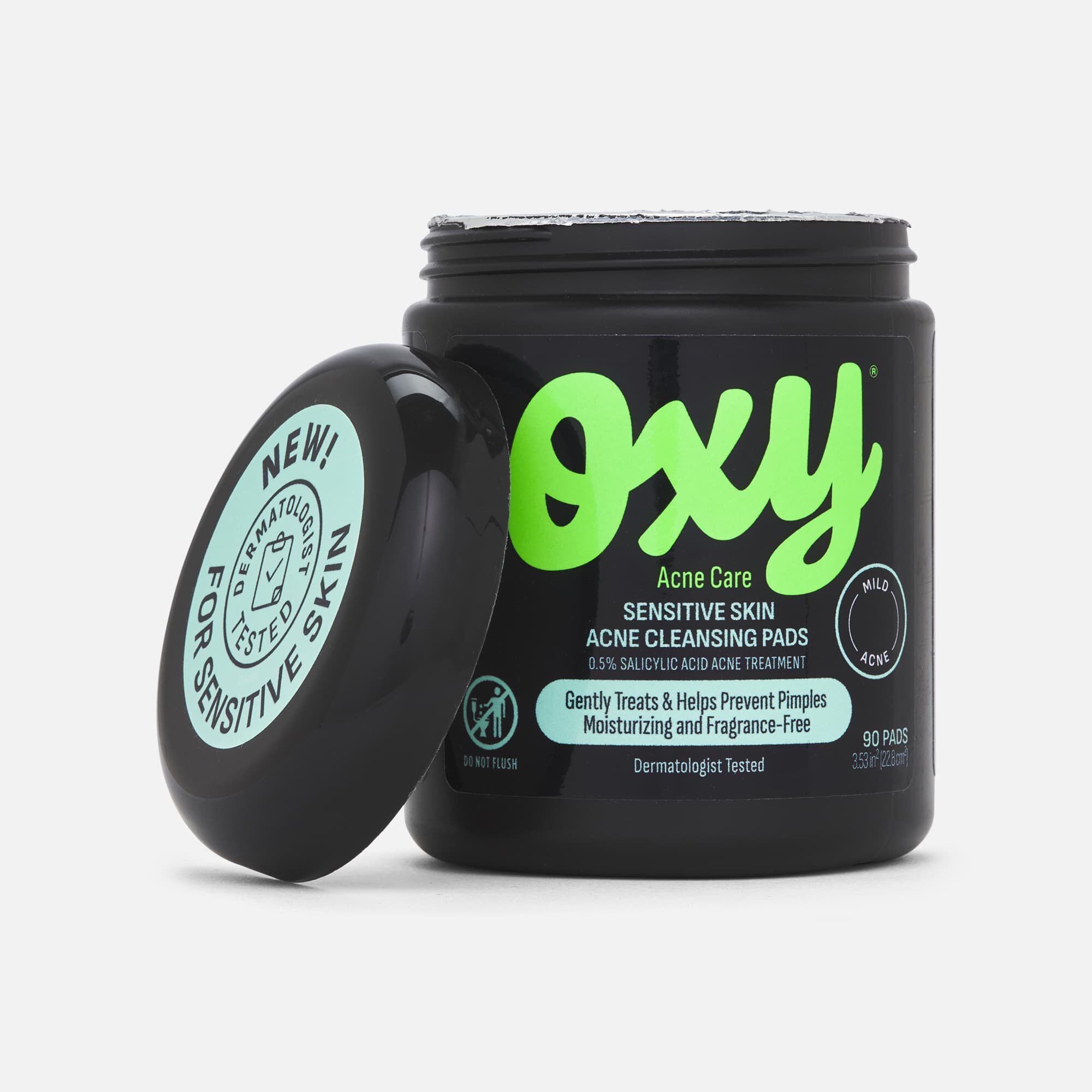 OXY Sensitive Skin Acne Pads, 90 ct., , large