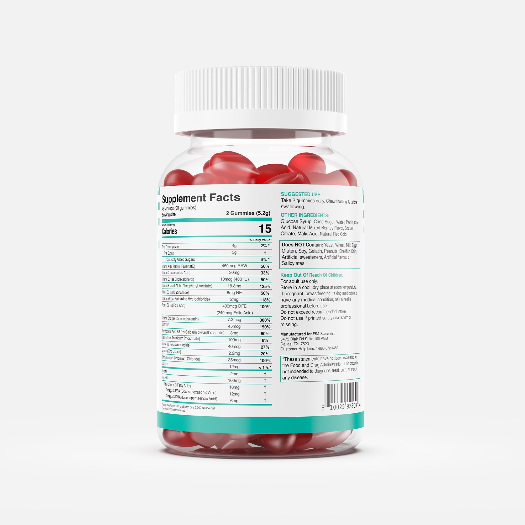 Caring Mill™ Prenatal Gummy Vitamins, 90 ct., , large
