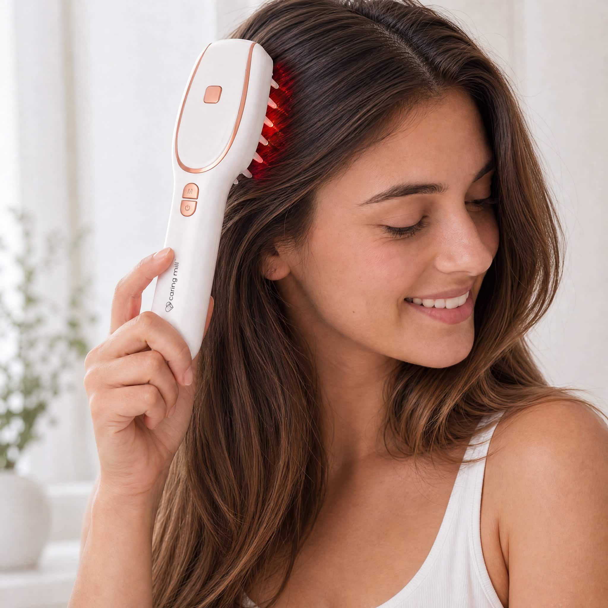 Caring Mill™ Light Therapy Scalp Treatment Device, , large