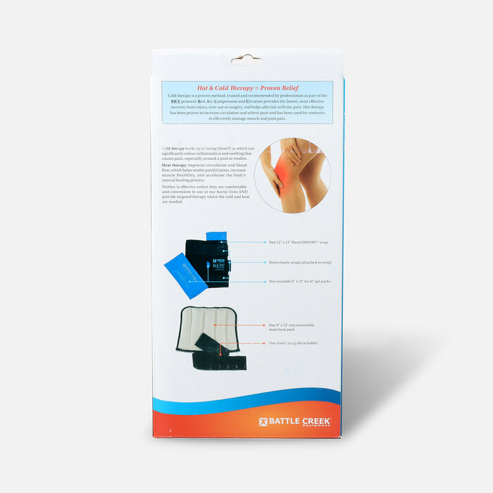 Battle Creek Knee Pain Kit with Moist Heat and Cold Therapy, , large