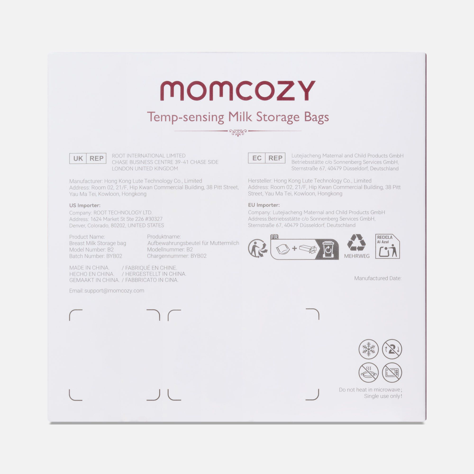 Momcozy Temp-Sensing Breastmilk Storage Bags, 120 ct., , large