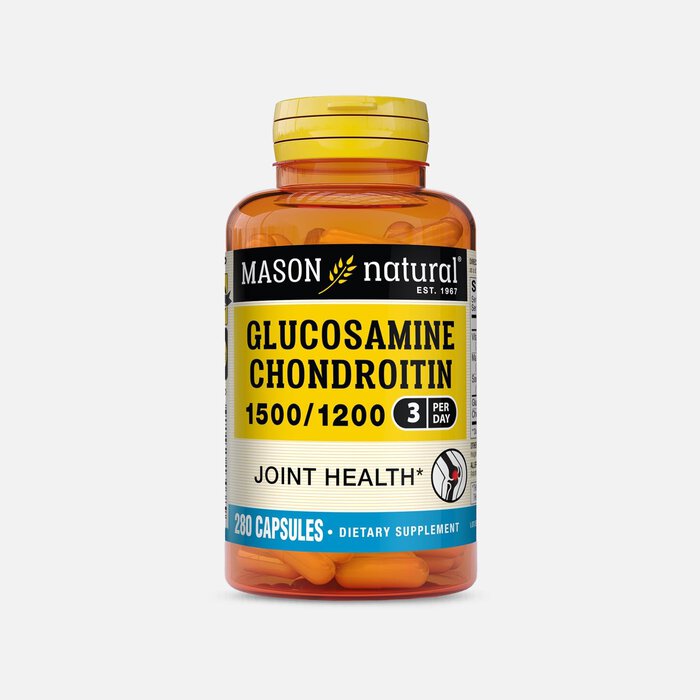 Mason Vitamins Natural Glucosamine Chondroitin Double Strength 1500/1200 3 per Day, , large