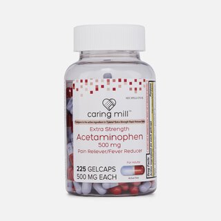 Caring Mill™ Extra Strength Acetaminophen Rapid Release Gels, 225 ct., , large