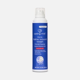 Caring Mill™ Saline Wound Wash Spray, 7.4 oz., , large
