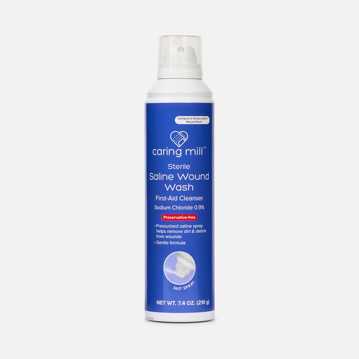 Caring Mill™ Saline Wound Wash Spray, 7.4 oz., , large