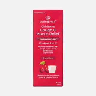 Caring Mill™ Children's Mucus Relief Multi-Symptom Cold, Cherry Flavor, 4 oz.