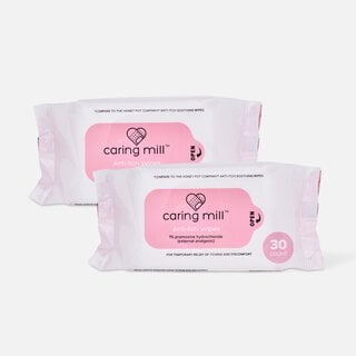 Caring Mill™ Anti-Itch Feminine Wipes, 30 ct. (2-Pack), , large