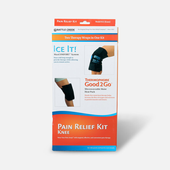 Battle Creek Knee Pain Kit with Moist Heat and Cold Therapy, , large