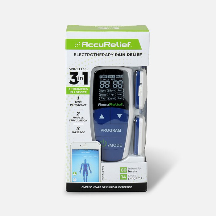 AccuRelief Wireless 3-in-1 Pain Relief Device, , large