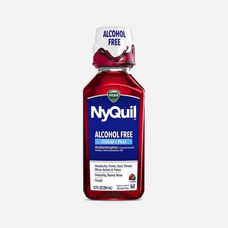 Vicks Nyquil Cold & Flu, Alcohol Free, 12 oz., , large